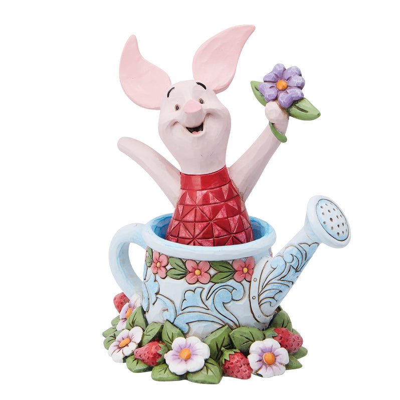 Piglet in Watering Can Figurine "Picked For You"